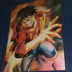 One Piece 3D Holographic Lenticular Anime Poster
